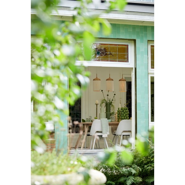 Závěsné svítidlo v přírodní barvě s textilním stínidlem Dania – Light & Living-image-3