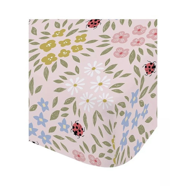 Napínací dětské prostěradlo na jednolůžko 90x190 cm Garden Animals – RHS-image-2