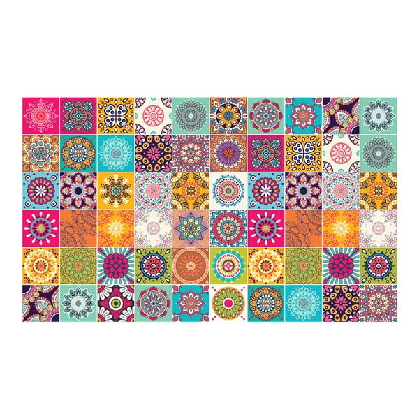 Sada 60 nástěnných samolepek Ambiance Tiles Vintage, 10 x 10 cm-image-2