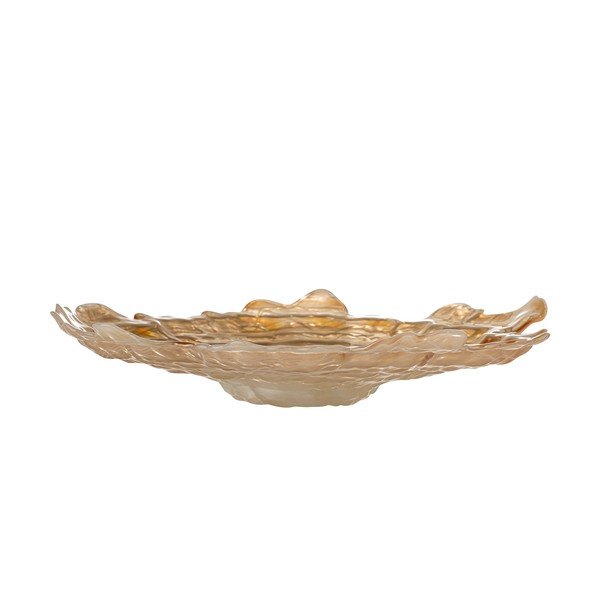 Béžová skleněná mísa ø 38,5 cm Asimi – Bloomingville