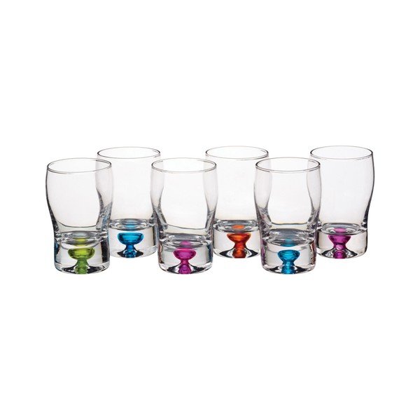 Sada 6 skleněných panáků Kitchen Craft Shot Glasses