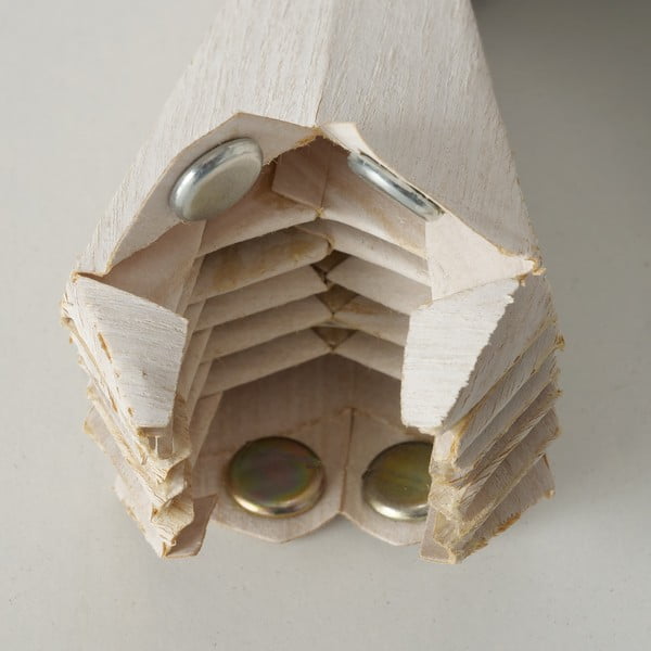 Bílá vánoční papírová závěsná dekorace ve tvaru hvězdy Boltze Kassia, ø 20 cm-image-1