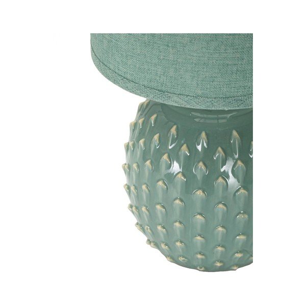 Světle modrá keramická stolní lampa s textilním stínidlem (výška 27 cm) Pontus – Mauro Ferretti-image-2