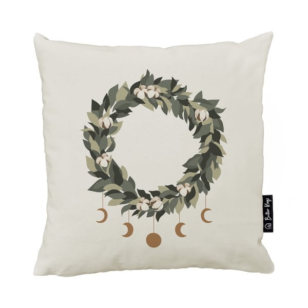 Povlak na polštář s vánočním motivem 45x45 cm Festive Wreath – Butter Kings