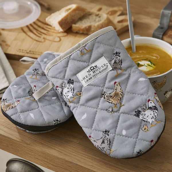 Bavlněné kuchyňské rukavice v sadě 2 ks Hen House – Cooksmart ®-image-4