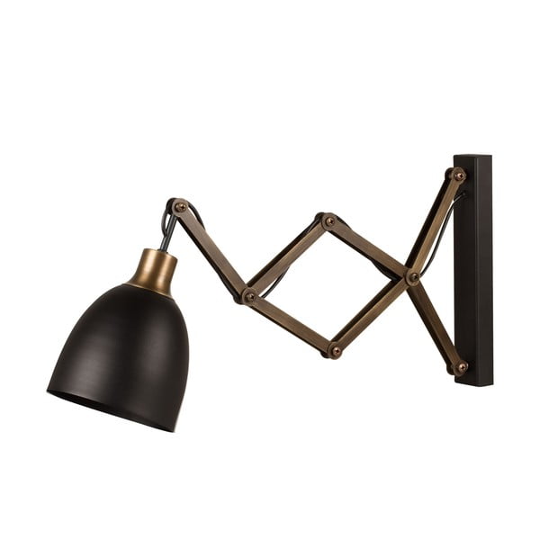 Černé/v bronzové barvě nástěnné svítidlo ø 16 cm Pulia – Opviq lights-image-3