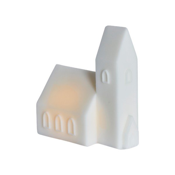 Bílá světelná dekorace na baterky Copenhagen City Church – Sirius