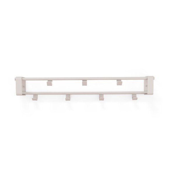 Taupe ocelový nástěnný věšák s poličkou 60 cm Rex – Spinder Design