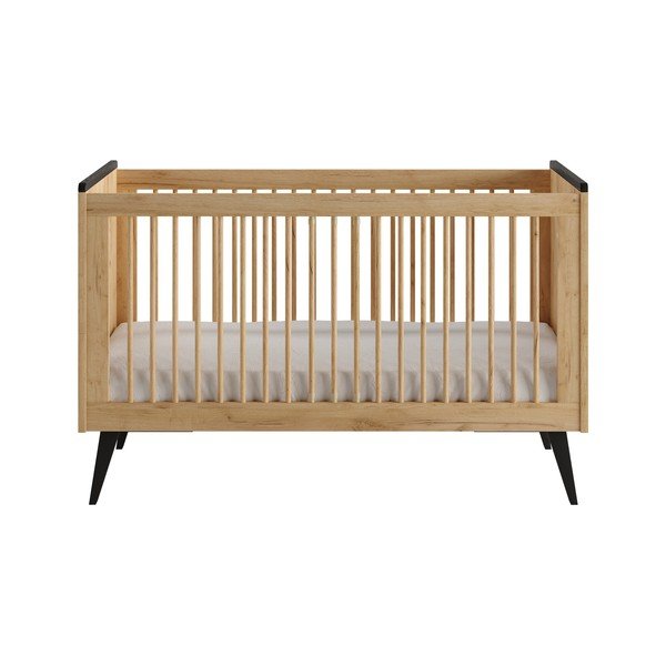 Postýlka v přírodní barvě 70x140 cm Retro – Pinio-image-3