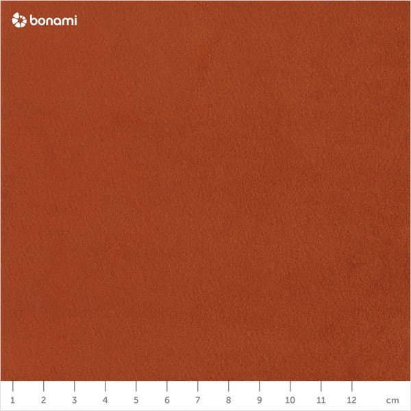 Tmavě oranžová sametová rozkládací rohová pohovka Ghado Moor, pravý roh-image-4