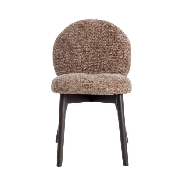 Hnědá čalouněná jídelní křesla v sadě 2 ks Sinosa – Light & Living-image-1