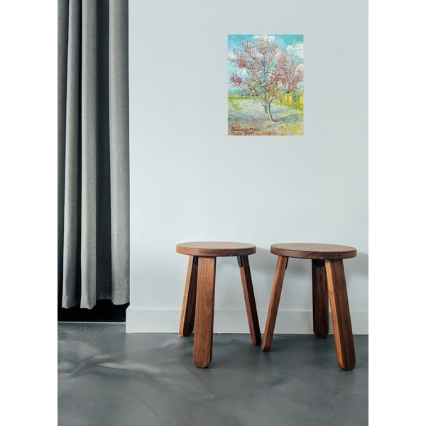 Obraz - reprodukce 30x40 cm Pink Peach Trees, Vincent van Gogh – Fedkolor-image-1