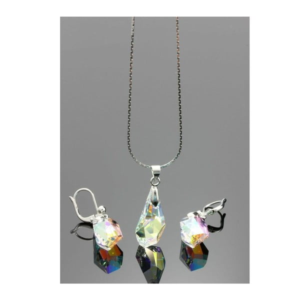 Set náhrdelníku a náušnic se Swarovski krystaly Yasmine Simplicity-image-2