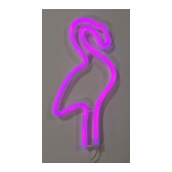 Světelná LED dekorace ve tvaru plameňáka Gift Republic Flamingo