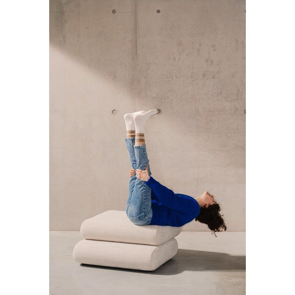 Béžový taburet Taso – noo.ma-image-2