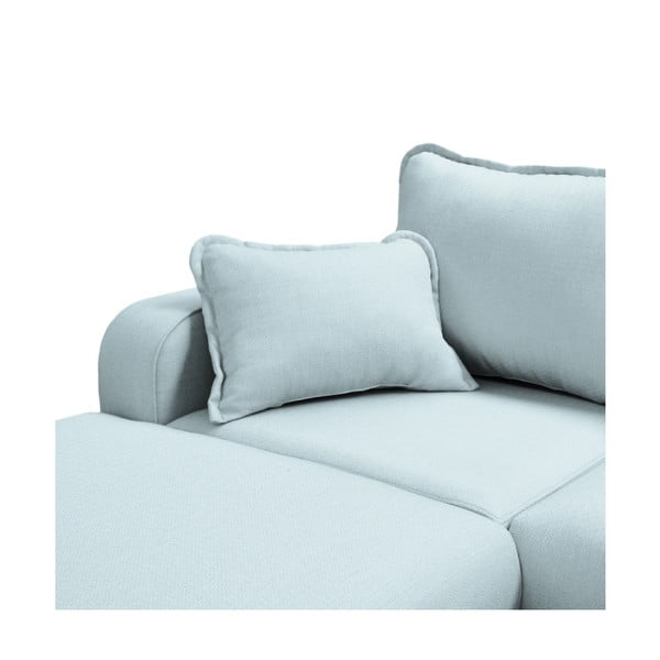 Světle modrá rohová pohovka (levý roh) Beata – Ropez-image-1