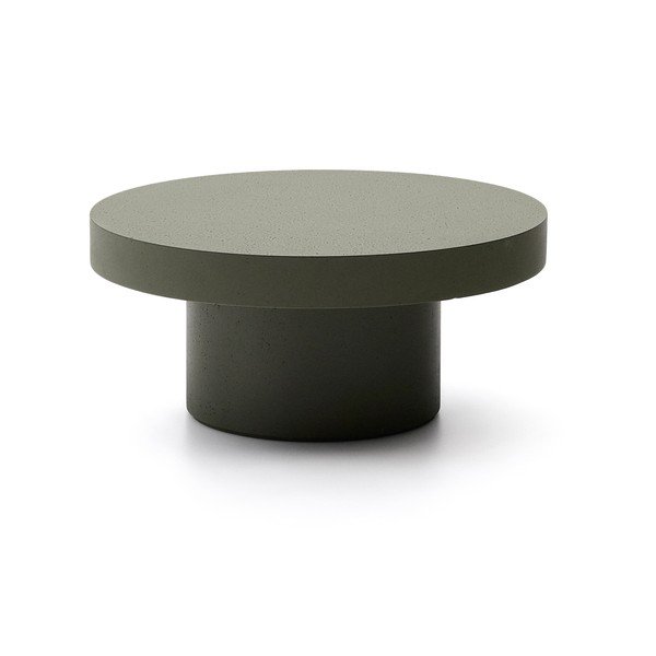 Betonový kulatý zahradní konferenční stolek ø 66 cm Aiguablava – Kave Home