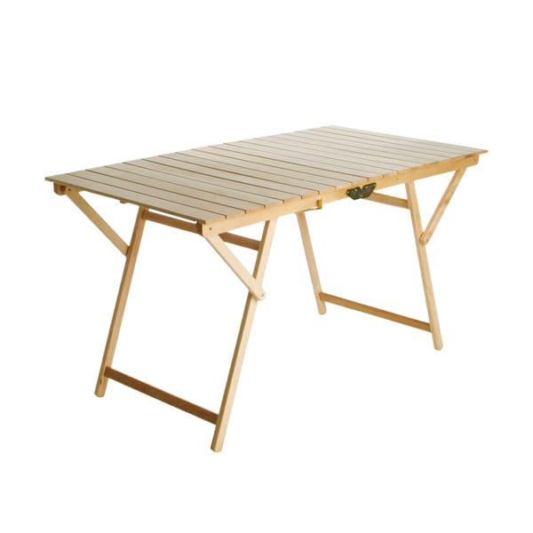 Skládací stůl z bukového dřeva Valdomo King,136 x 72 cm