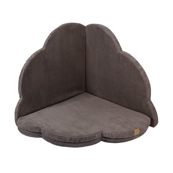 Hnědá dětská hrací podložka 160x160 cm – Meowbaby-image-3