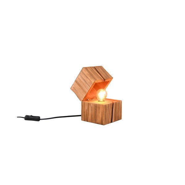 Hnědá stolní lampa (výška 16 cm) Treasure – Trio-image-4