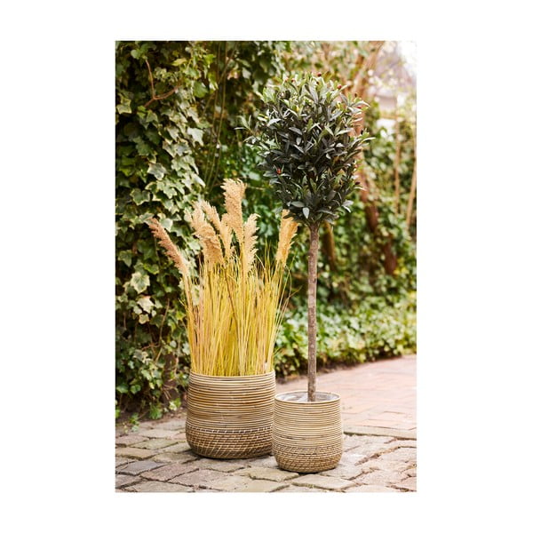 Ratanové košíky v sadě 2 ks ø 39x35 cm Moro – House Nordic-image-2