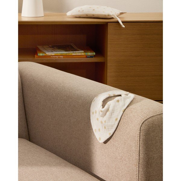 Krémové/v terakotové barvě bavlněné slintáky v sadě 2 ks Olna – Kave Home-image-2