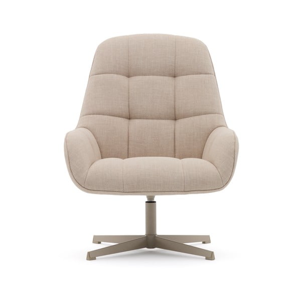 Béžové otočné křeslo Jaspe – Kave Home-image-2
