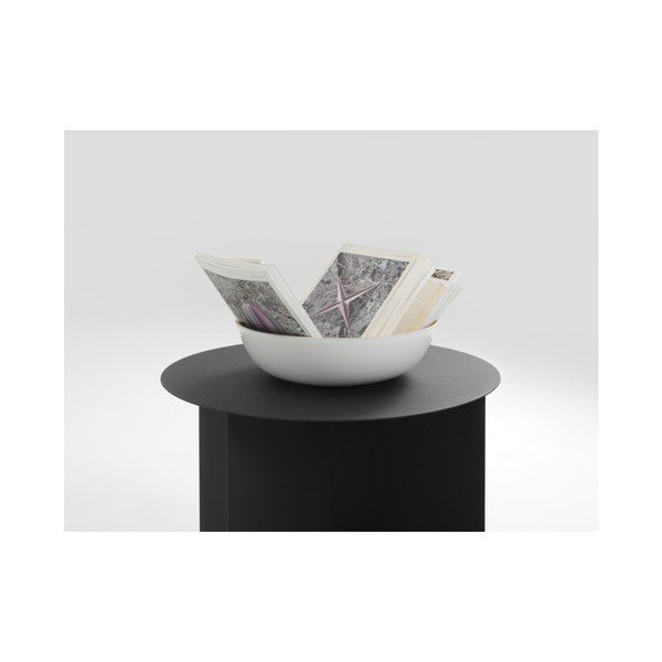 Černý konferenční stolek Custom Form Oli, ⌀ 50 cm-image-4