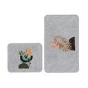 Šedé koupelnové předložky v sadě 2 ks 60x100 cm – Mila Home