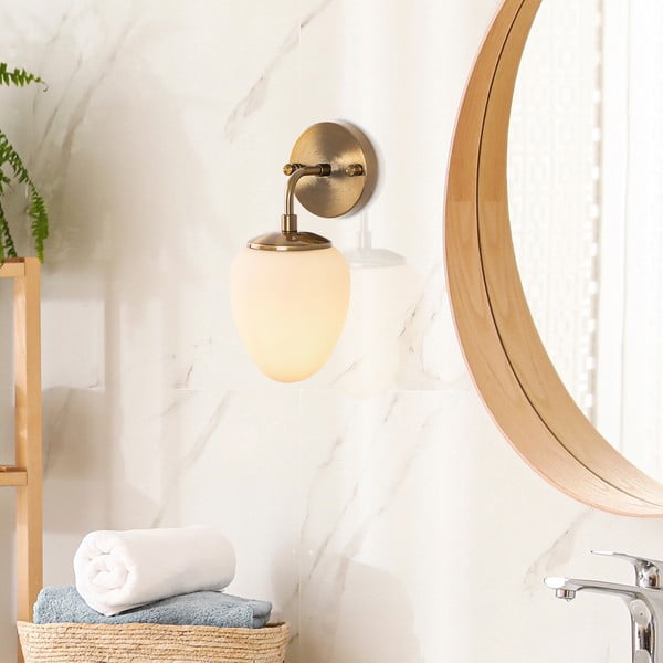 Nástěnné svítidlo v bronzové barvě ø 12 cm Nassao – Opviq lights-image-3