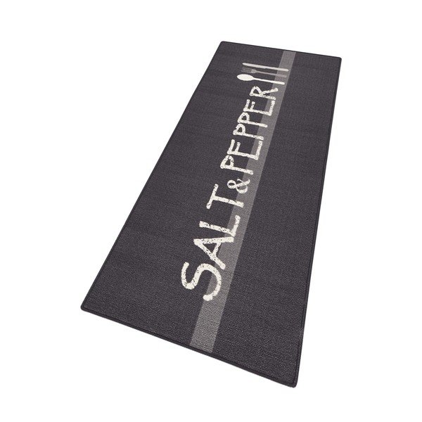 Šedý kuchyňský běhoun Hanse Home Salt & Pepper, 67 x 180 cm-image-2