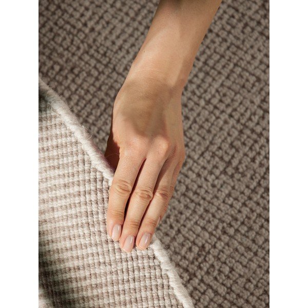 Krémový ručně tkaný vlněný kulatý koberec ø 160 cm Greenwich – Ted Baker-image-3