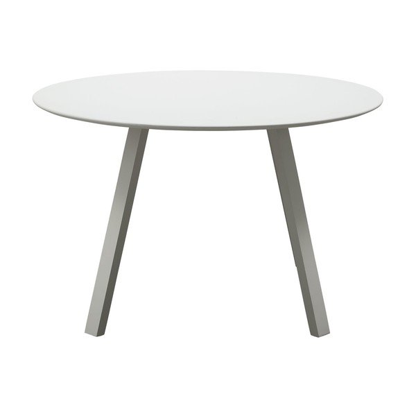 Kovový kulatý zahradní jídelní stůl ø 120 cm Auke – WOOOD-image-2