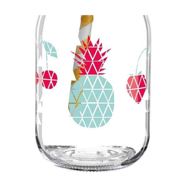 Sklenice s víčkem a brčkem Ritzenhoff Kathrin Stockebrand Pineapple, 445 ml-image-4