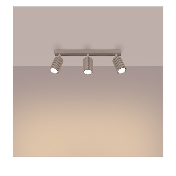 Taupe kovové bodové svítidlo 6,5x45 cm Gleam – Sollux-image-1