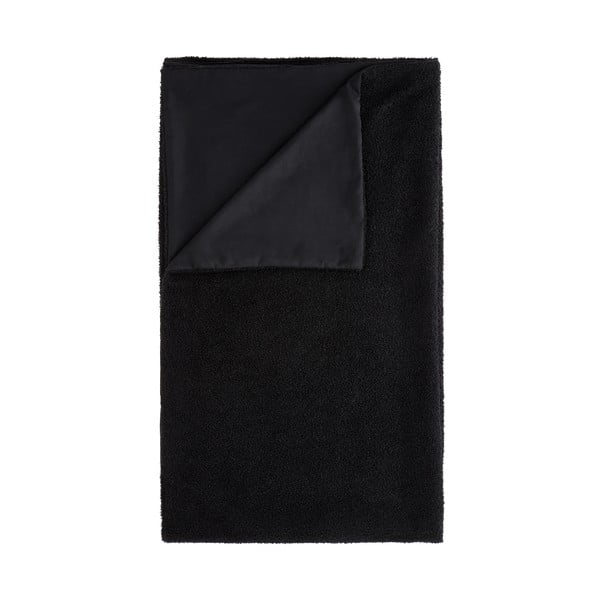 Černý přehoz z materiálu bouclé 180x200 cm Cosy Boucle – Catherine Lansfield-image-1