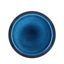 Černý/modrý dezertní  talíř z kameniny ø 21 cm Gastro Dark Blue/Black – Bitz