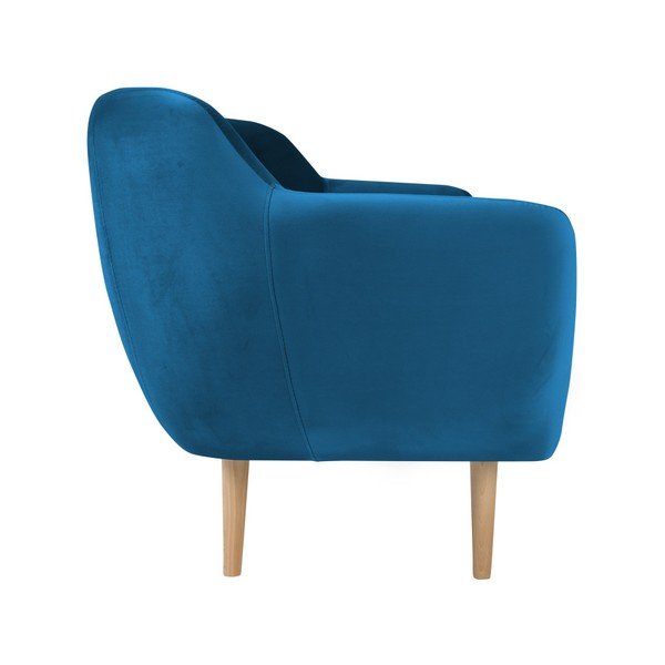 Modré křeslo Mazzini Sofas Amelie-image-1