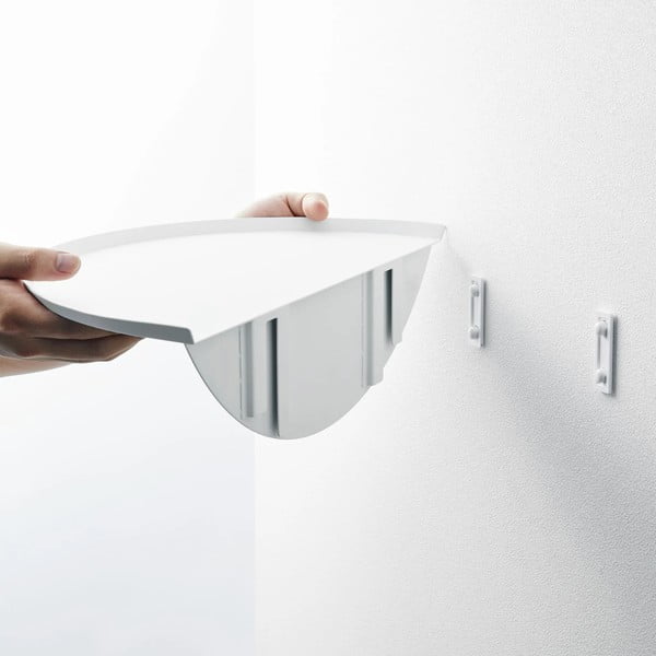 Bílá kovová police 40 cm Tower – YAMAZAKI-image-4