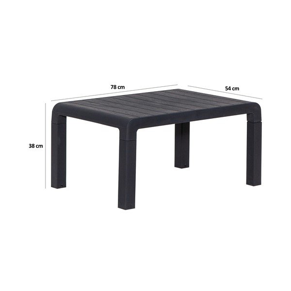 Antracitový zahradní lounge set pro 2 Lara – Floriane Garden-image-4