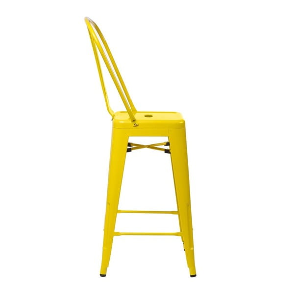 Žlutá barová židle D2 Paris