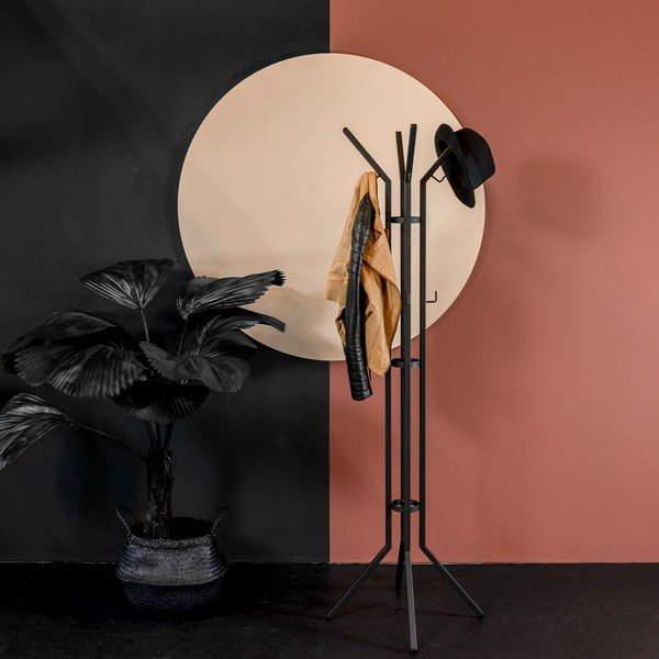 Černý kovový věšák 50x170 cm Jaimy – Spinder Design-image-3