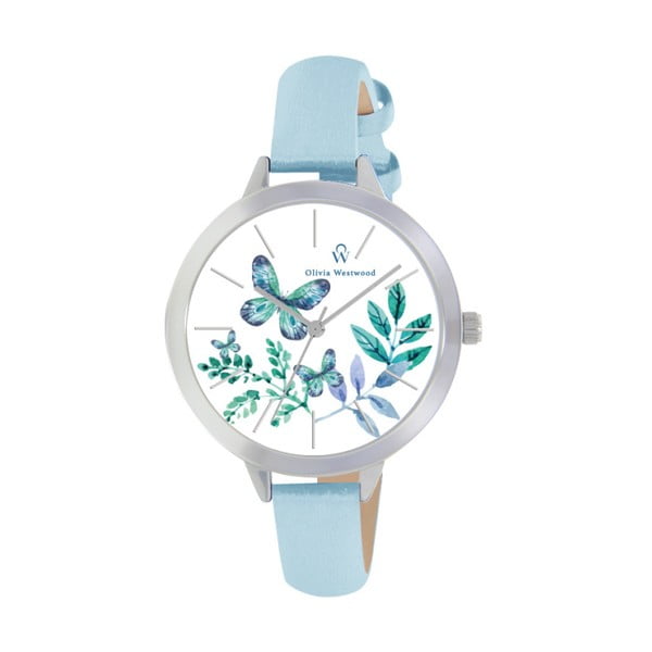 Dámské hodinky s řemínkem v modré barvě Olivia Westwood Haka
