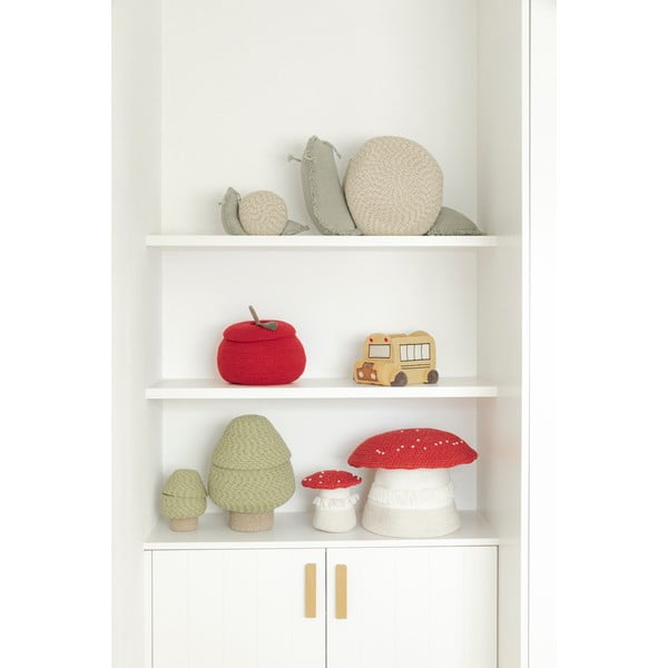 Zelený látkový dětský koš na hračky ø 25x36 cm Big Tree – Lorena Canals-image-3