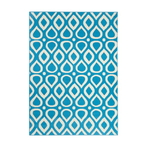 Modrý koberec Vela, 160x225 cm