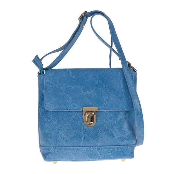 Modrá kožená kabelka Tina Panicucci Julia