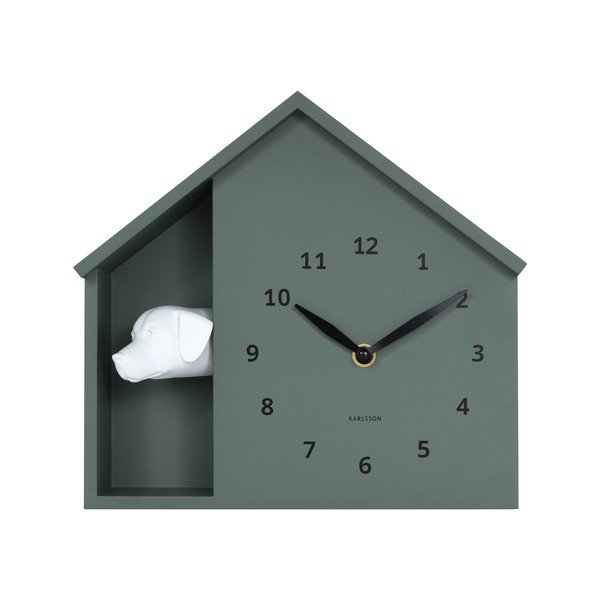 Nástěnné hodiny Peeking Doggy – Karlsson
