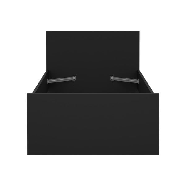 Černá jednolůžková postel 90x190 cm Naia – Tvilum-image-2