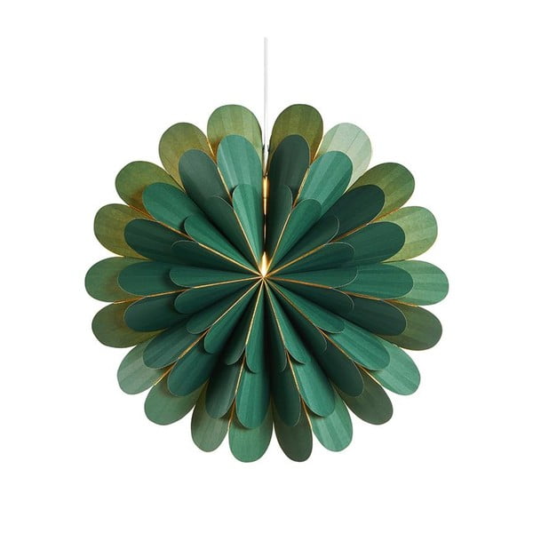 Zelená světelná dekorace s vánočním motivem ø 45 cm Marigold – Markslöjd