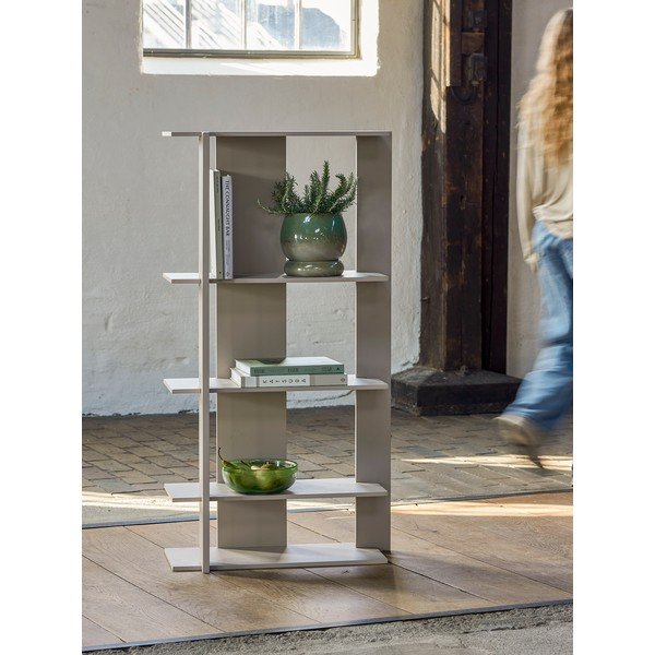 Šedý regál 64x120x29 cm Norvida – Bloomingville-image-1